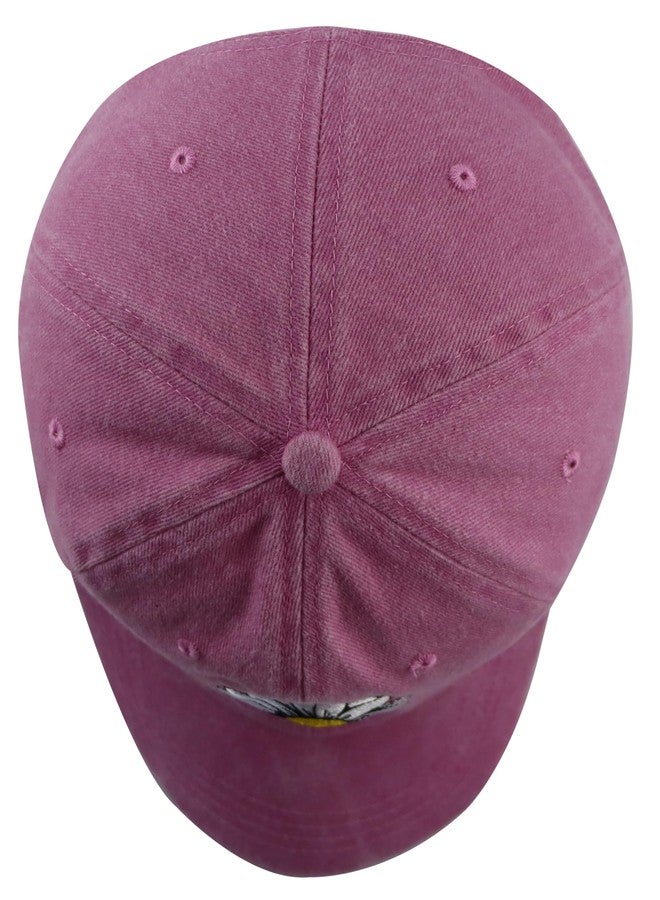 Wsaztulp Pickleball Gifts for Women, Pickle Ball Baseball Cap, Cute Daisy Woman Pickleball Hat, Christmas Mother's Day Birthday Accessories for Mom Mama Aunt Pink - Image 4